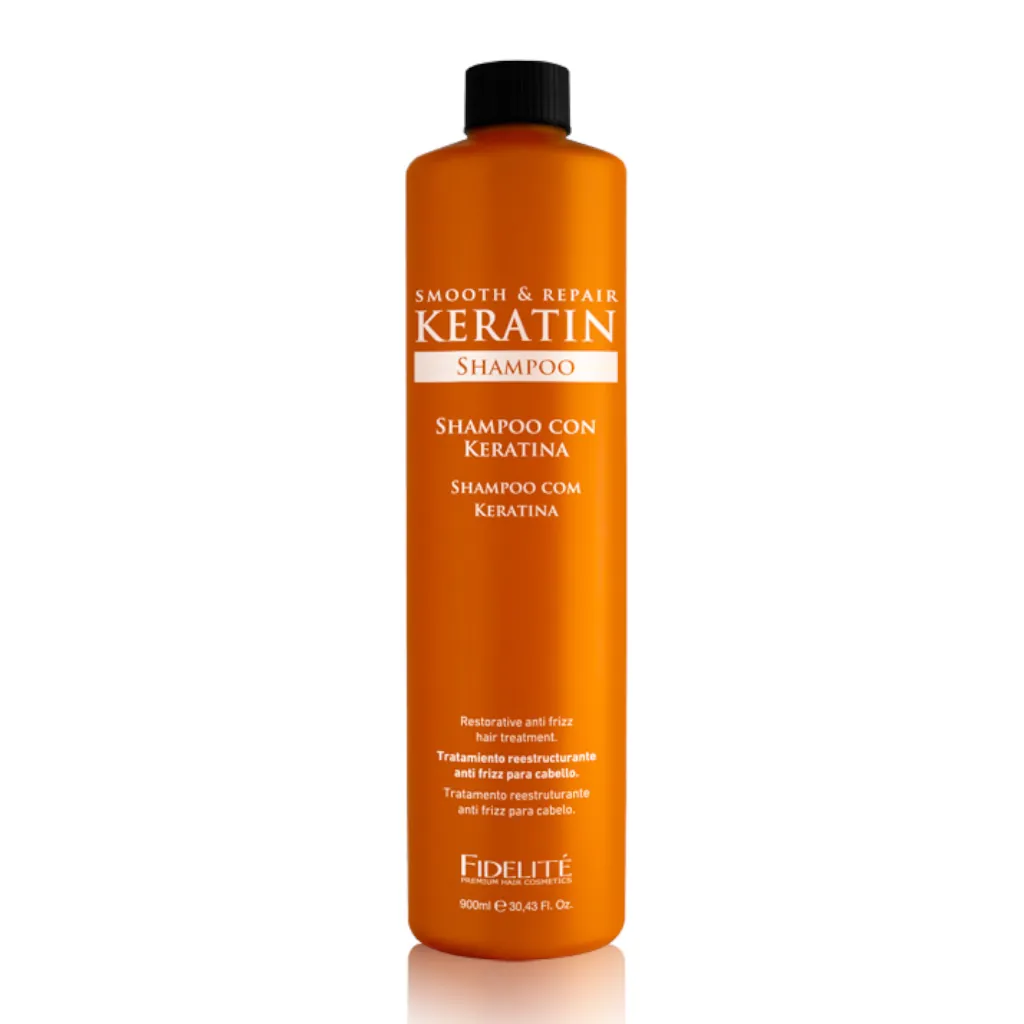 Shampoo Keratina Reestructurante Anti-frizz 900ml Shampoo keratina reestructurante anti-frizz 900ml para cabello dañado