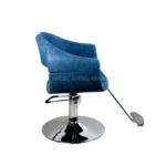 Sillón Cesena hidráulico azul para peluquería y barbería