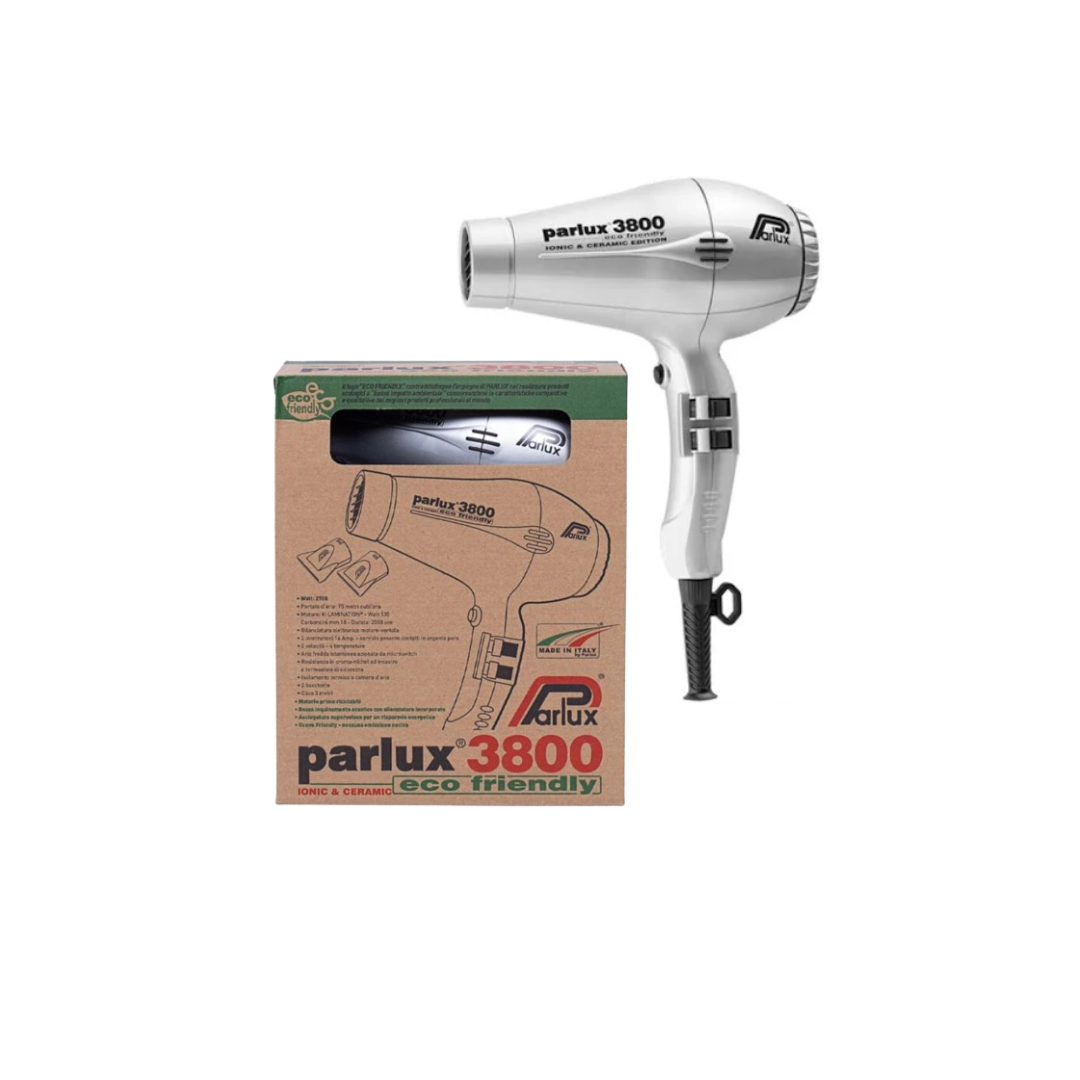 Parlux 3800 Secador de Pelo Eco Friendly Iónico y Cerámico Parlux 3800 secador de pelo