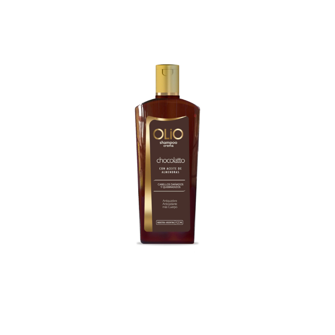 Shampoo Chocolatto con chocolate y aceite de almendras shampoo chocolate para cabellos dañados Chocolatto
