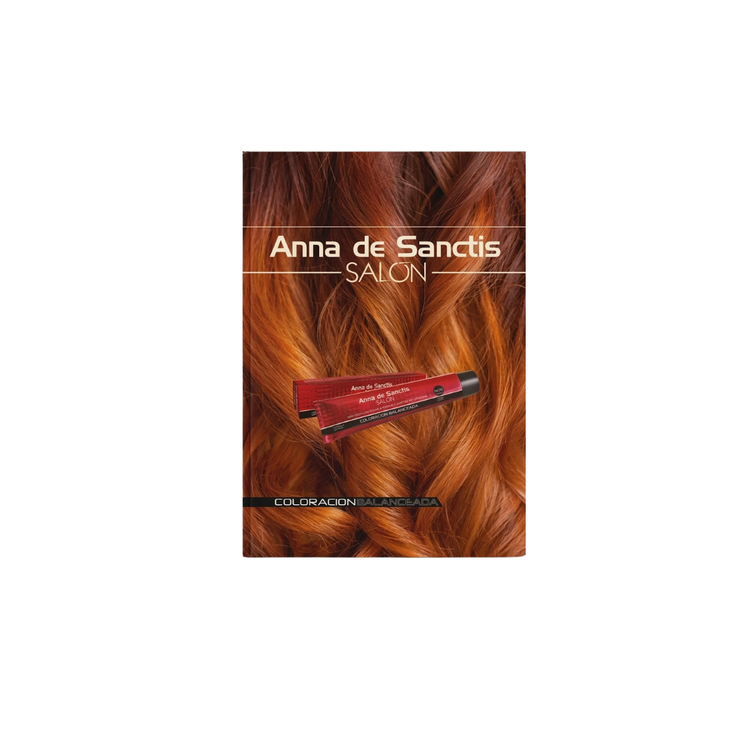 carta de color anna de sanctis salon muestrario profesional